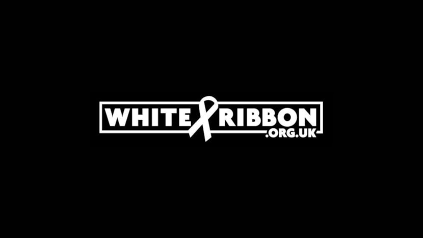 A race against the dark as Leeds City Council reaccredited as White Ribbon organisation: White Ribbon logo header