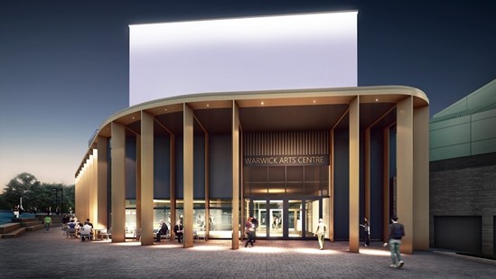 CGI of the Warwick Art Centre