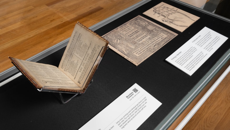 Songs and Fancies display in Aberdeen Art Gallery. Credit Aberdeen City Council – Archives, Gallery & Museums