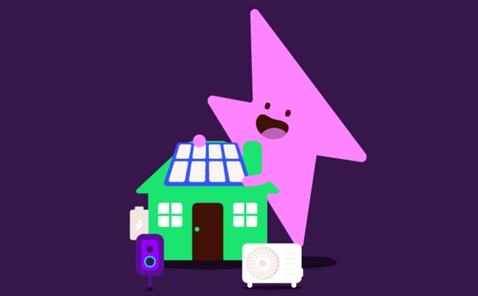 E.ON Next character Flash home energy solutions