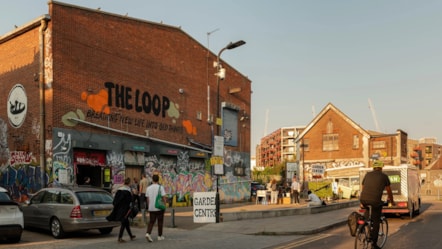 The Loop in Hackney Wick, where Arbeit will host one of its sustainability events (image credit Arbeit)