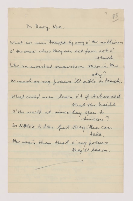 In Dury Voe by Hugh MacDiarmid. Credit: National Library of Scotland.