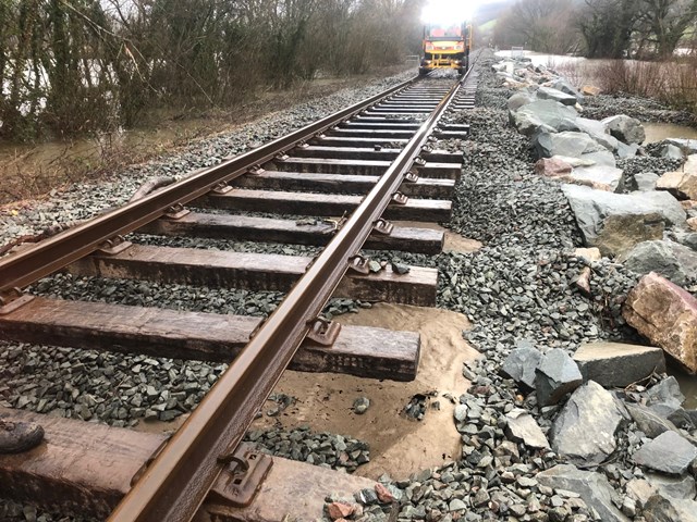 Additional work to Conwy Valley line aims to prevent long closures due to railway wash out: Conwy Valley Line 1