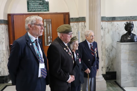 Veterans with Cllr Gary Kniveton
