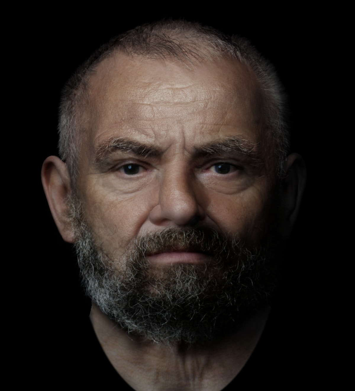Facial reconstruction of man from Inveresk. Image © Chris Rynn (2)