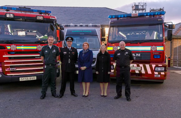 Shetland becomes first Scottish island to host purpose-built station for blue light partners: Lerwick-opening