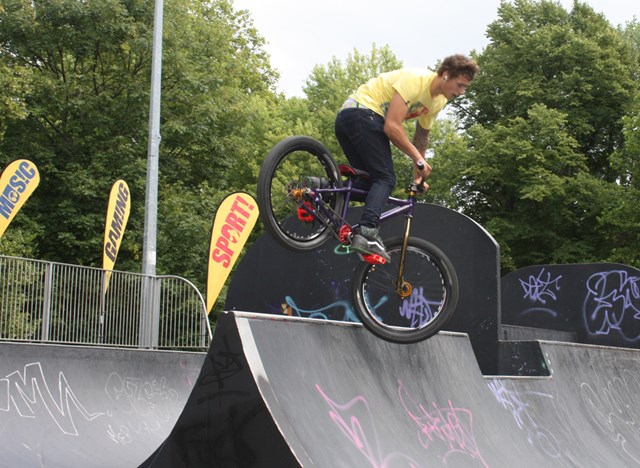 Cycle ramp fun at No Messin' Live! Southampton