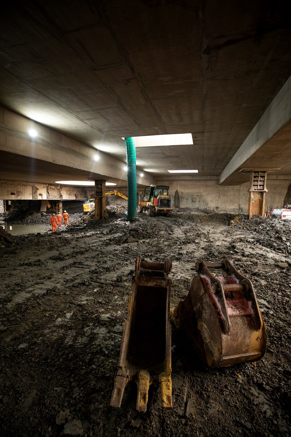 Construction progress at HS2's Old Oak Common Station 4