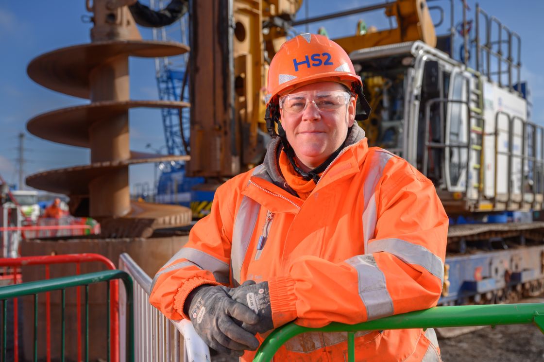 Natalie Smith is believed to be the UK's first female rig driver