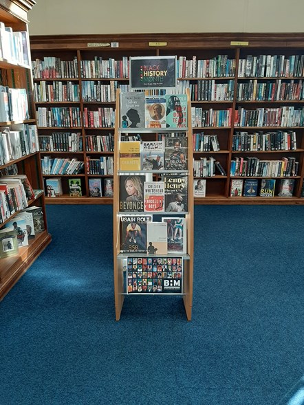 Library books for Black History Month