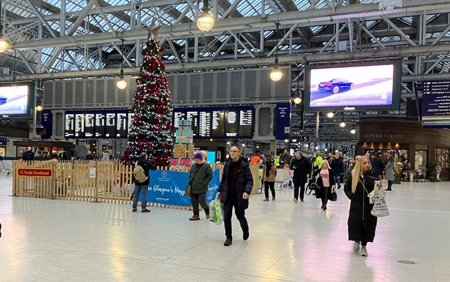 Reminder to check before you travel over the festive period as engineering works take place on Scotland’s Railway: Glasgow Central Dec 23