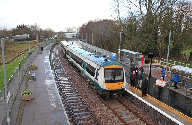 New platform at Beccles station