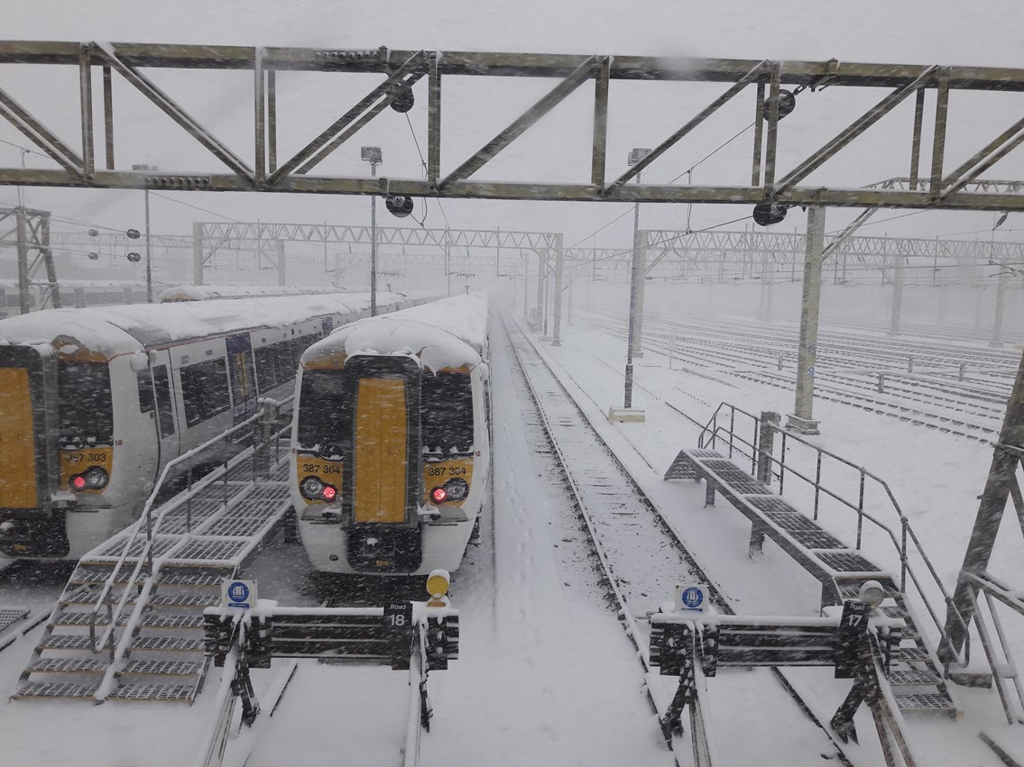 Rail services to be restored in Anglia after heavy snow hits further south east: Shoebury depot 27022018