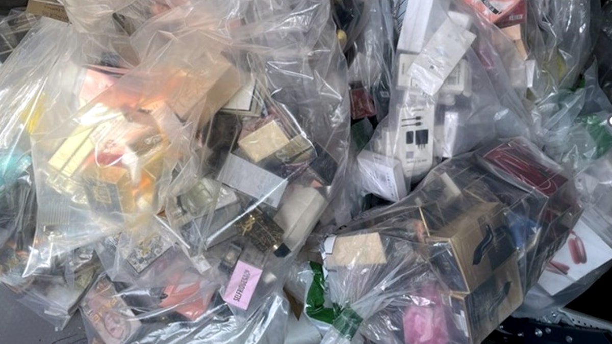 Haul of suspected fake goods seized by Lancashire County Council's Trading Standards officers at two stalls at Norcross car boot sale