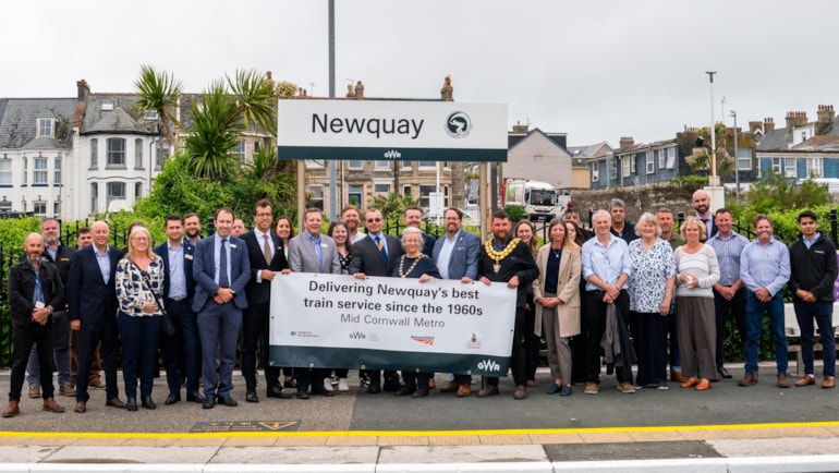 New Mid Cornwall Metro services deliver 25 per cent rise in rail journeys