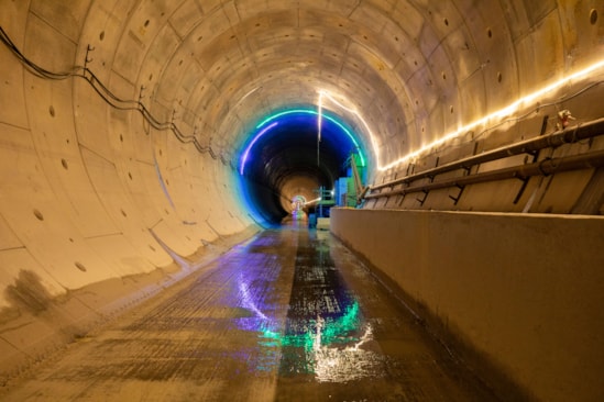 View inside HS2's Chiltern tunnel (January 2025) 2