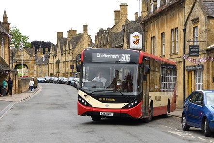 A Pulham & Sons bus in the Cotswolds. Pulhams, a long established bus and coach operator in Gloucestershire, Oxfordshire and Warwickshire, has been bought by The Go-Ahead Group.