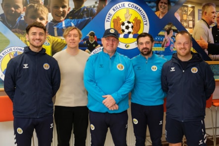 Jordan, Scott and The Killie Community team