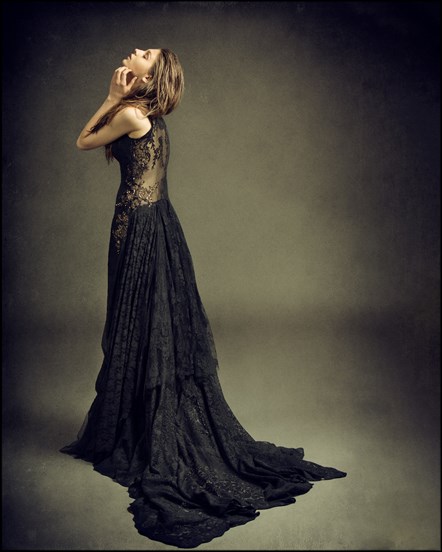 Lace Noir dress, by Judy R Clark © David Stanton