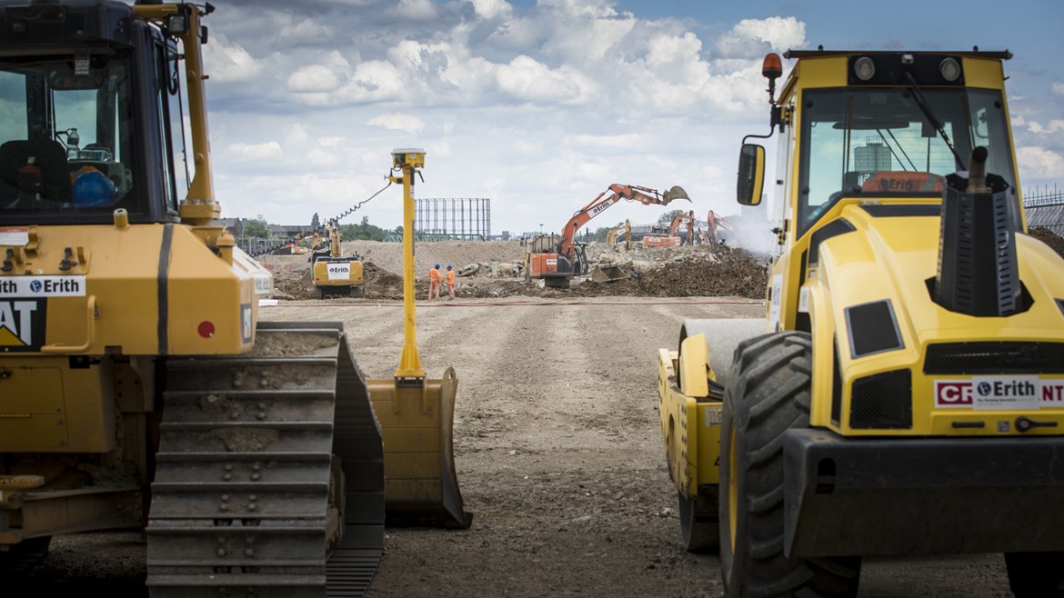 Old Oak Common progress as HS2 completes Great Western sheds clearance: ooc clearance
