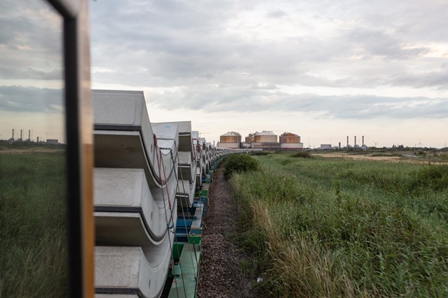 GBRf HS2 tunnel segments train