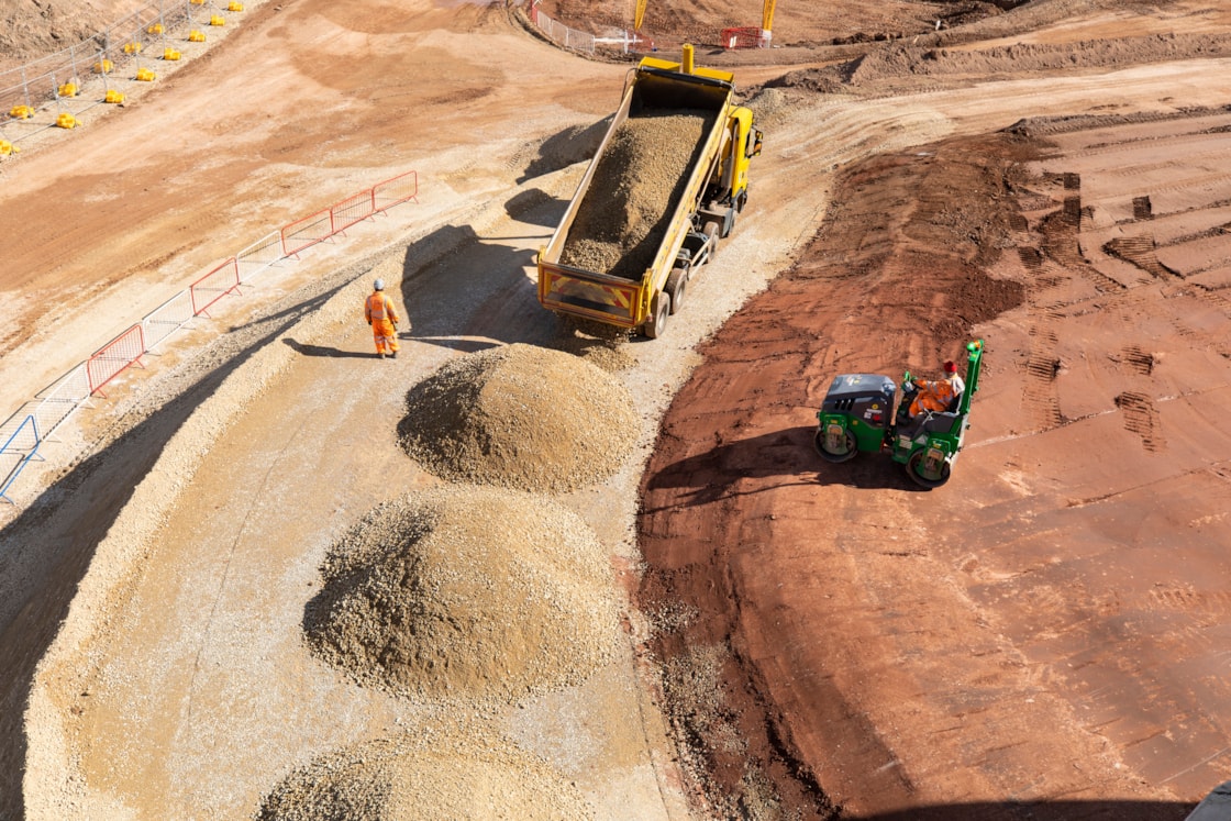 HS2 earthworks September 2025