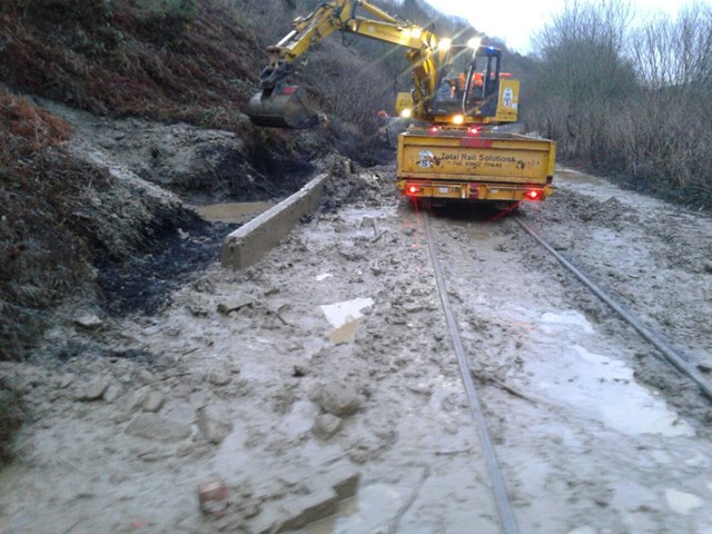 Landslip Port Treherbert