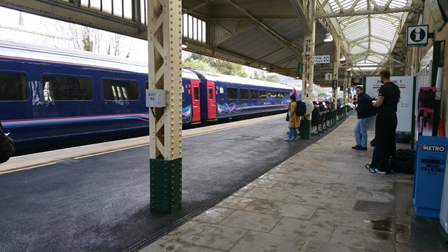 Normal service resumes following Bath Spa station work: Bath Spa work complete2
