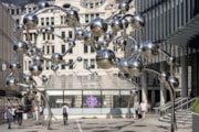 Yayoi Kusama, Infinite Accumulation, 2024, Liverpool Street station (Elizabeth line). Commissioned as part of The Crossrail Art Programme, 2017  © YAYOI KUSAMA. Courtesy Ota Fine Arts and Victoria Miro. Photo: Thierry Bal (1): Yayoi Kusama, Infinite Accumulation, 2024, Liverpool Street station (Elizabeth line). Commissioned as part of The Crossrail Art Programme, 2017  © YAYOI KUSAMA. Courtesy Ota Fine Arts and Victoria Miro. Photo: Thierry Bal (1)