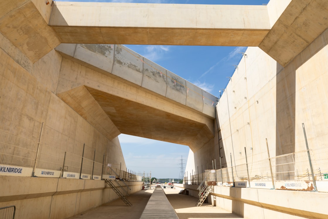Inside Copthall tunnel August 2025