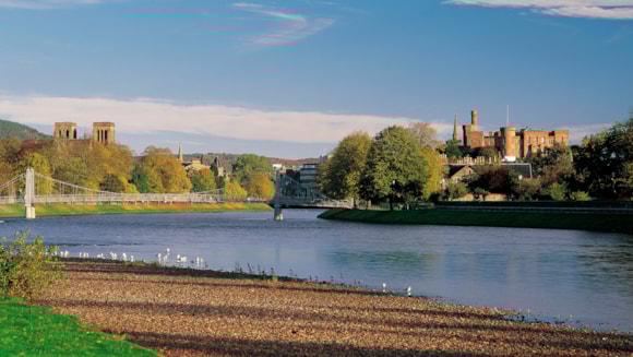 The search begins for pivotal role at new Highland visitor experience: Inverness Castle from Ness Bank. Credit: Paul Tomkins