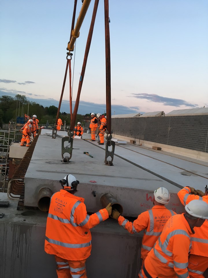 Major milestones reached in reconstruction of two Northamptonshire road bridges and upgrade to Kettering station begins 2