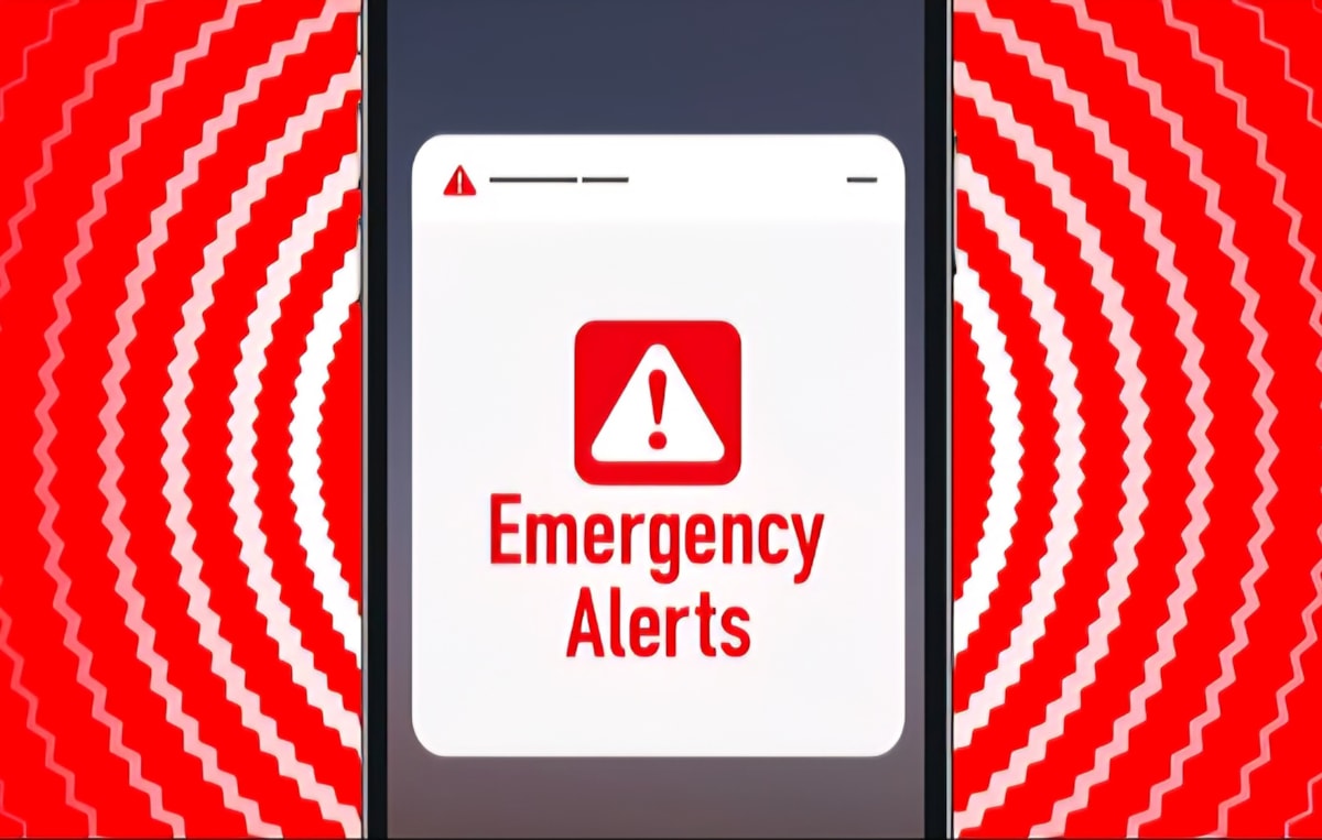 Emergency alert test