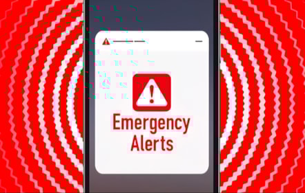 Emergency alert test