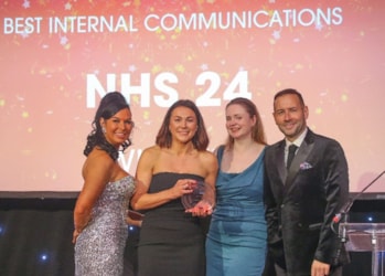 NHS 24 - Internal comms award win