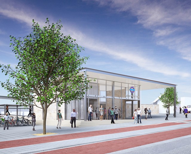 Green light for major improvements at Acton Main Line station: Architects impression of Acton Main Line station 2379591