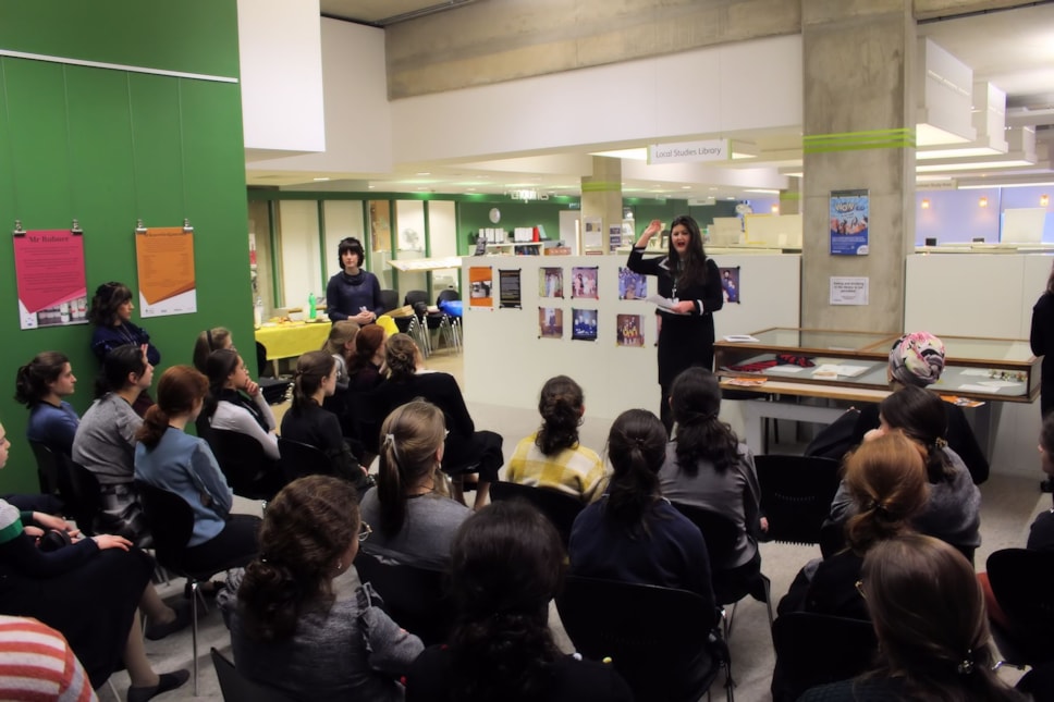 Teen Action learn about heritage with Hackney Archives