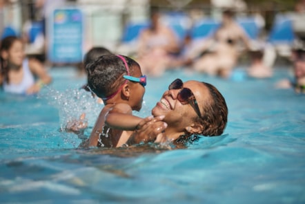 Pool fun at Church Farm