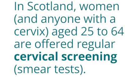 Cervical screening asset