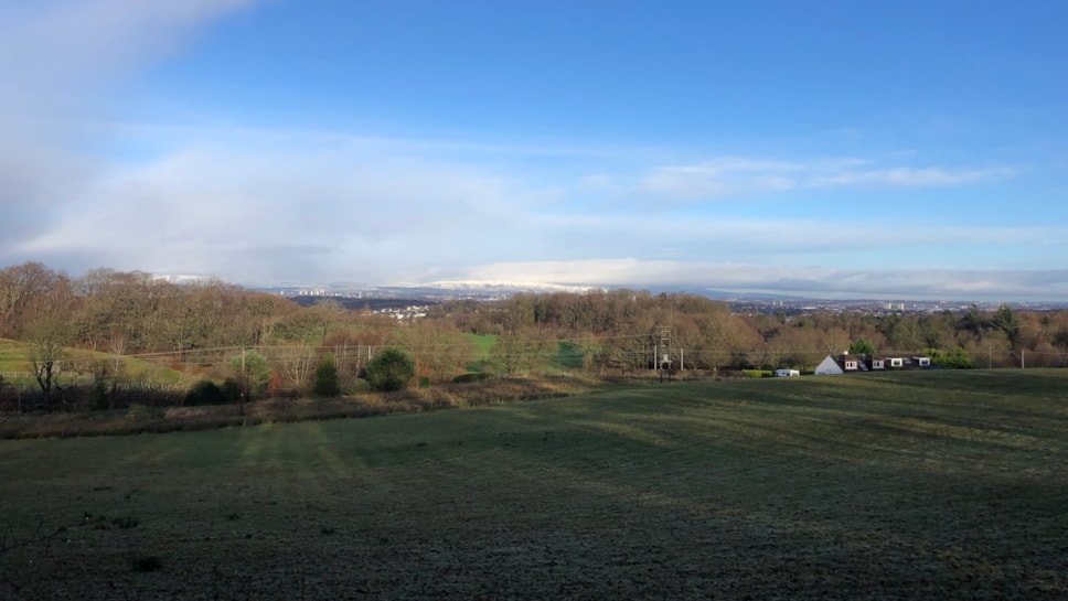 East Renfrewshire countryside sun