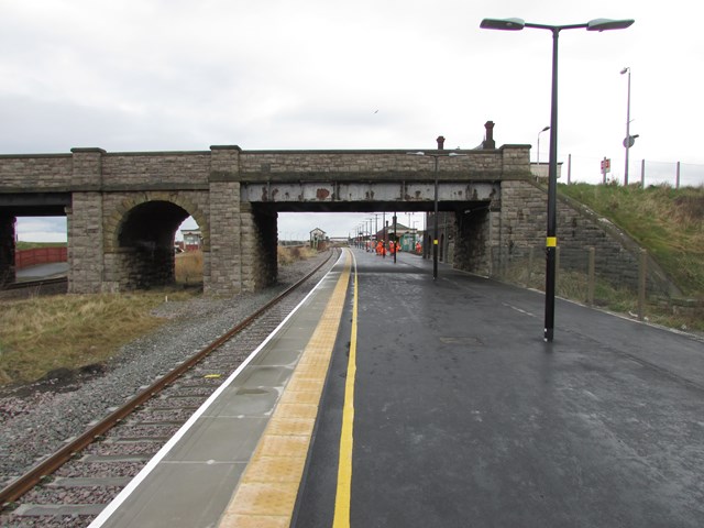 Abergele and Pensarn station benefits from a Westbound platform extension