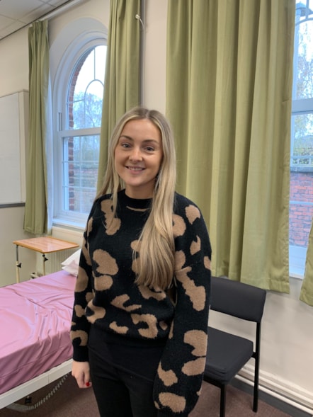 Sally Brown who is an occupational therapist with Cumberland Council pictured in a clinical setting