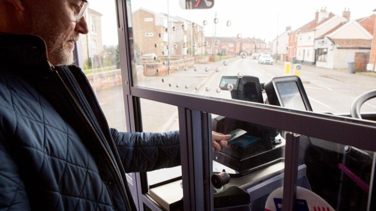 First Bus and Suffolk County Council announce new payment technology on fleet