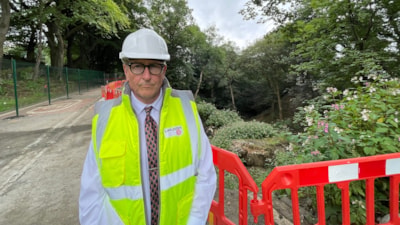 Haslingden Old Road repair project moves into construction phase