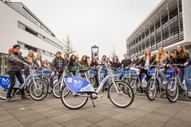 Bike-sharing scheme, Maastricht Netherlands
