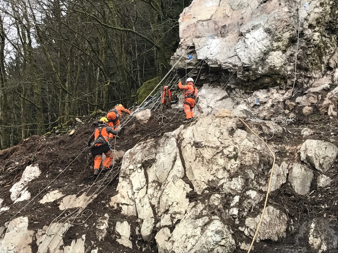 VIDEO: Network Rail reopens Conwy Valley line following Storm Doris damage: Repairing the Conwy Valley Line