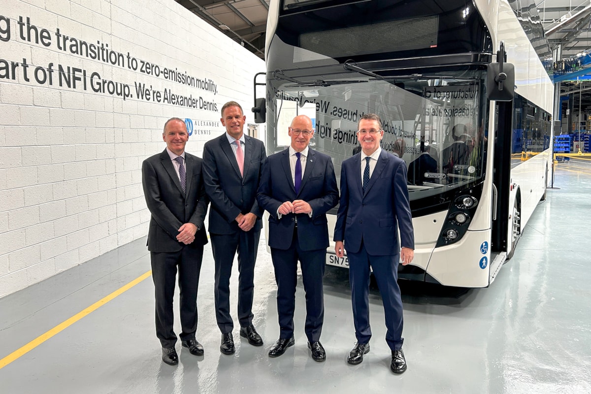 Adrian Gillespie, Paul Davies, First Minister John Swinney and Colin Robertson (resized)