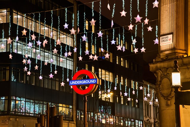 TfL Image - Underground roundel at Oxford Circus