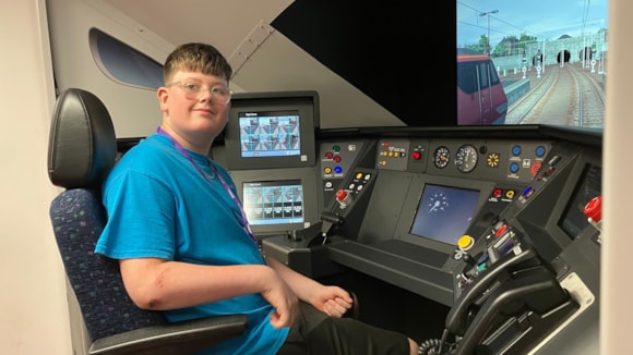 Arli LNER's driver simulator at Leeds station