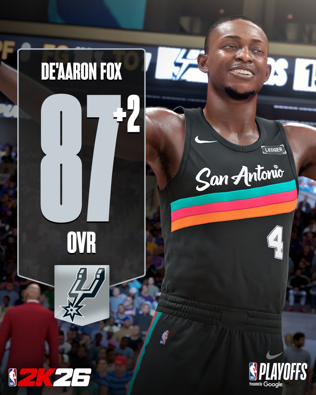 NBA 2K26 Ratings 10 - De'Aaron Fox Vertical